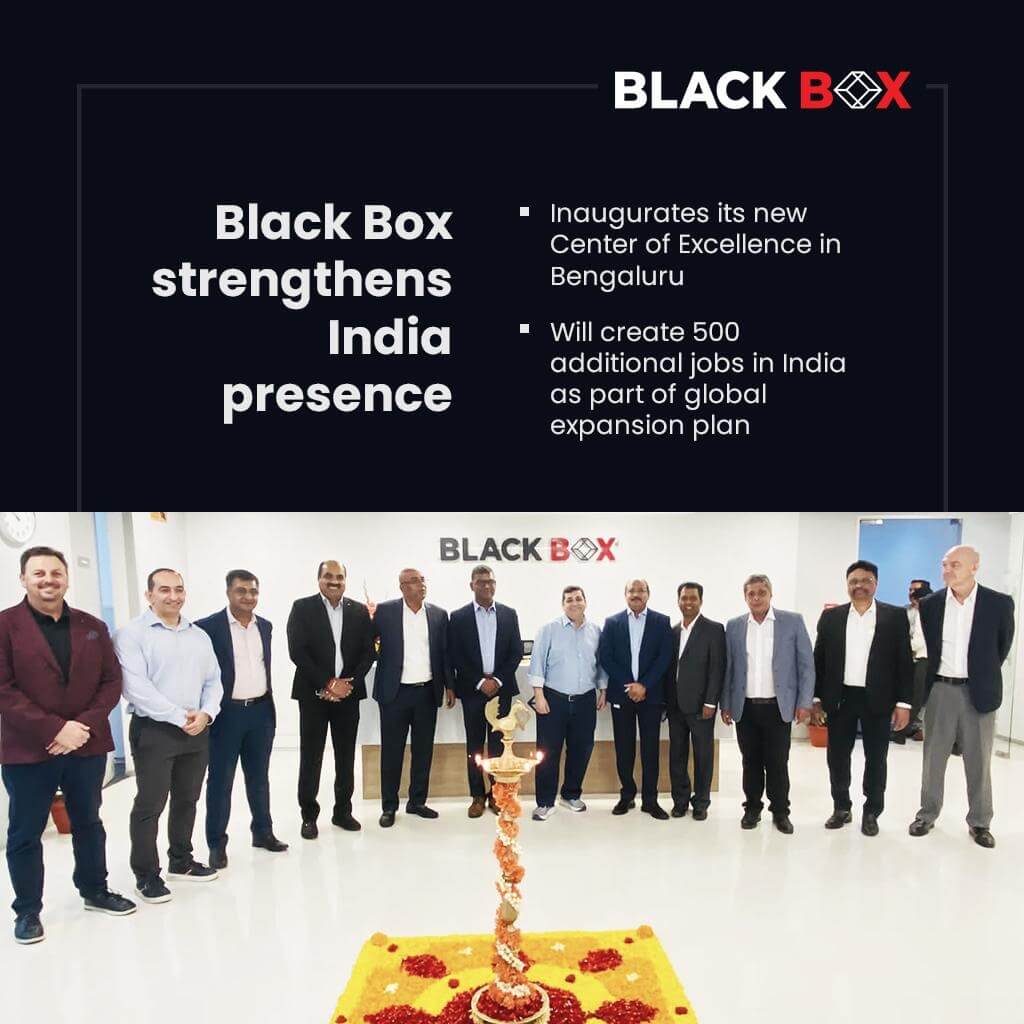Black Box strengthens India presence with new Center of Excellence team image